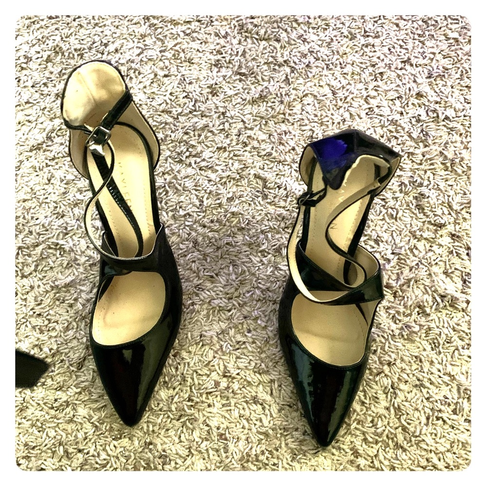Patent leather pumps